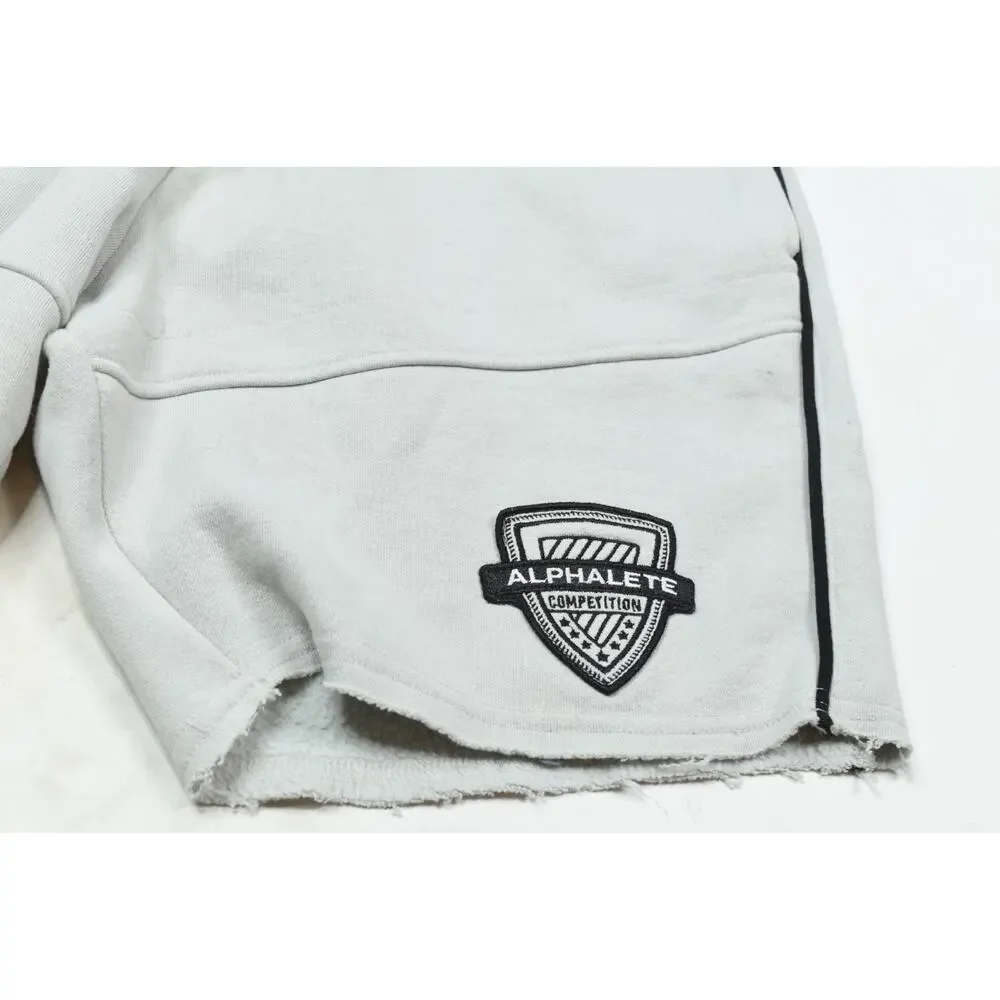 Alphalete Sweatshorts Mens Large Gray Drawstring 7